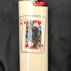 Custodia più leggera in legno da poker // Custodia più leggera per carte da gioco in legno
