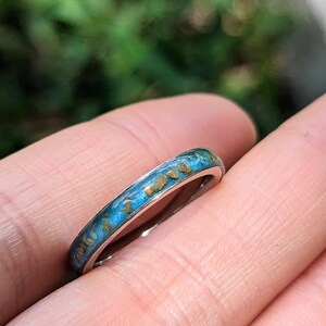 Pet Cremation Ring, Ashes Ring, Stainless Steel, Band Ring, Pet Loss, Memorial Ring, Cremation Jewelry, Dainty image 3