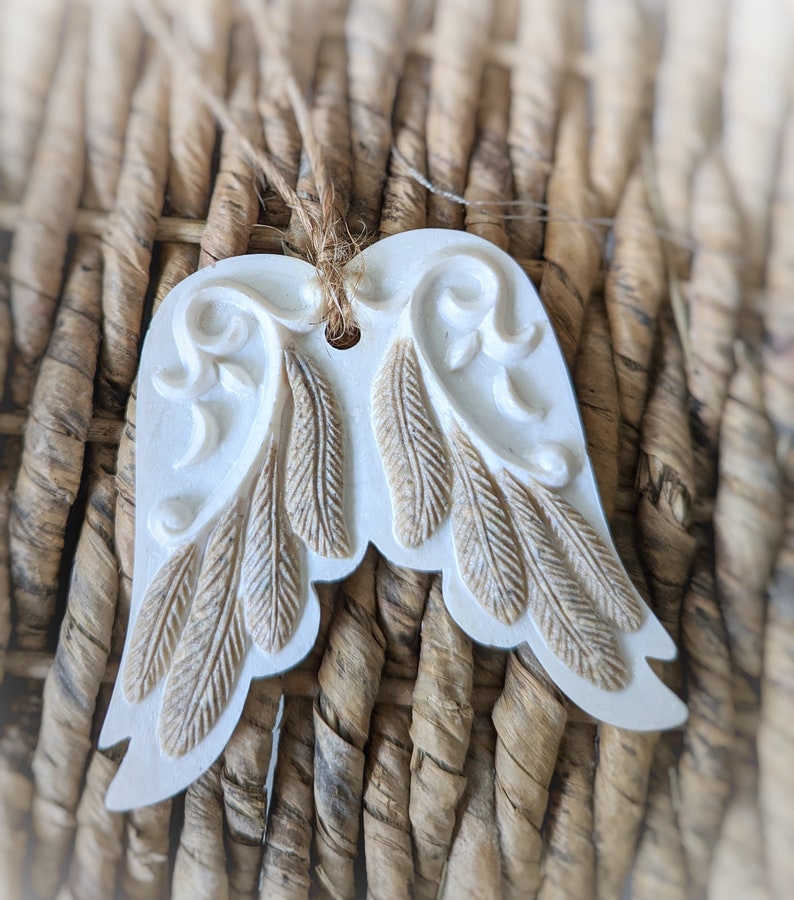 Memorial Christmas Ornament Cremation Ornament Angel Wings Etsy