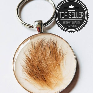 Memorial keepsake for pet fur. Keychain memorial for men, women, and kids. Pet loss gift.  Keepsake for fur or hair. Custom colors.