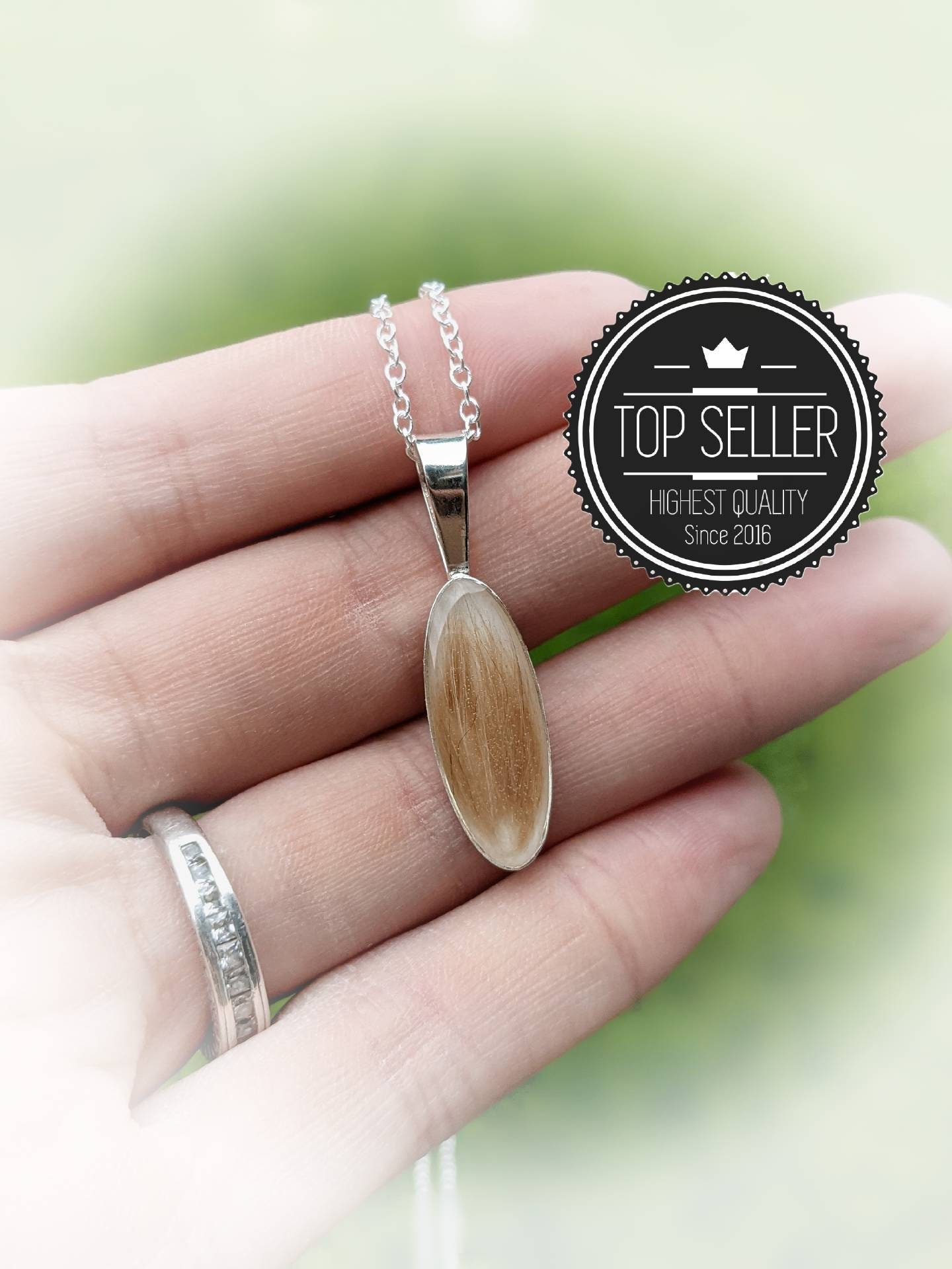 Hair Necklace Pet Fur Necklace Hair Memorial Hair Keepsake Etsy Canada