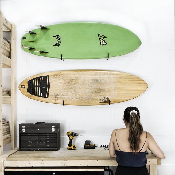 GNARWALL Surfboard Wall Rack Wooden Horizontal Mount for Shortboard and Longboards Etsy UK