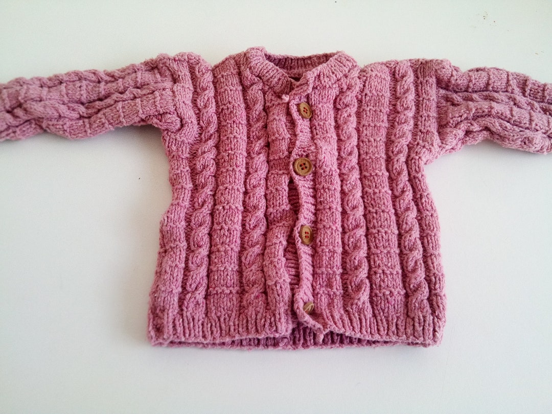 Baby Pink Cotton Vest Etsy