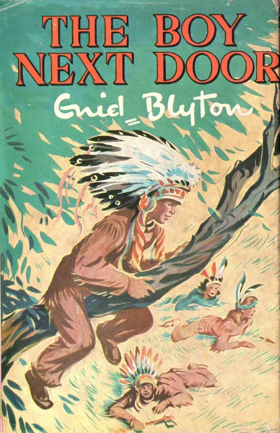 The Boy Next Door By Enid Blyton Vintage Hardback With Dustwrapper Dustjacket Collectable