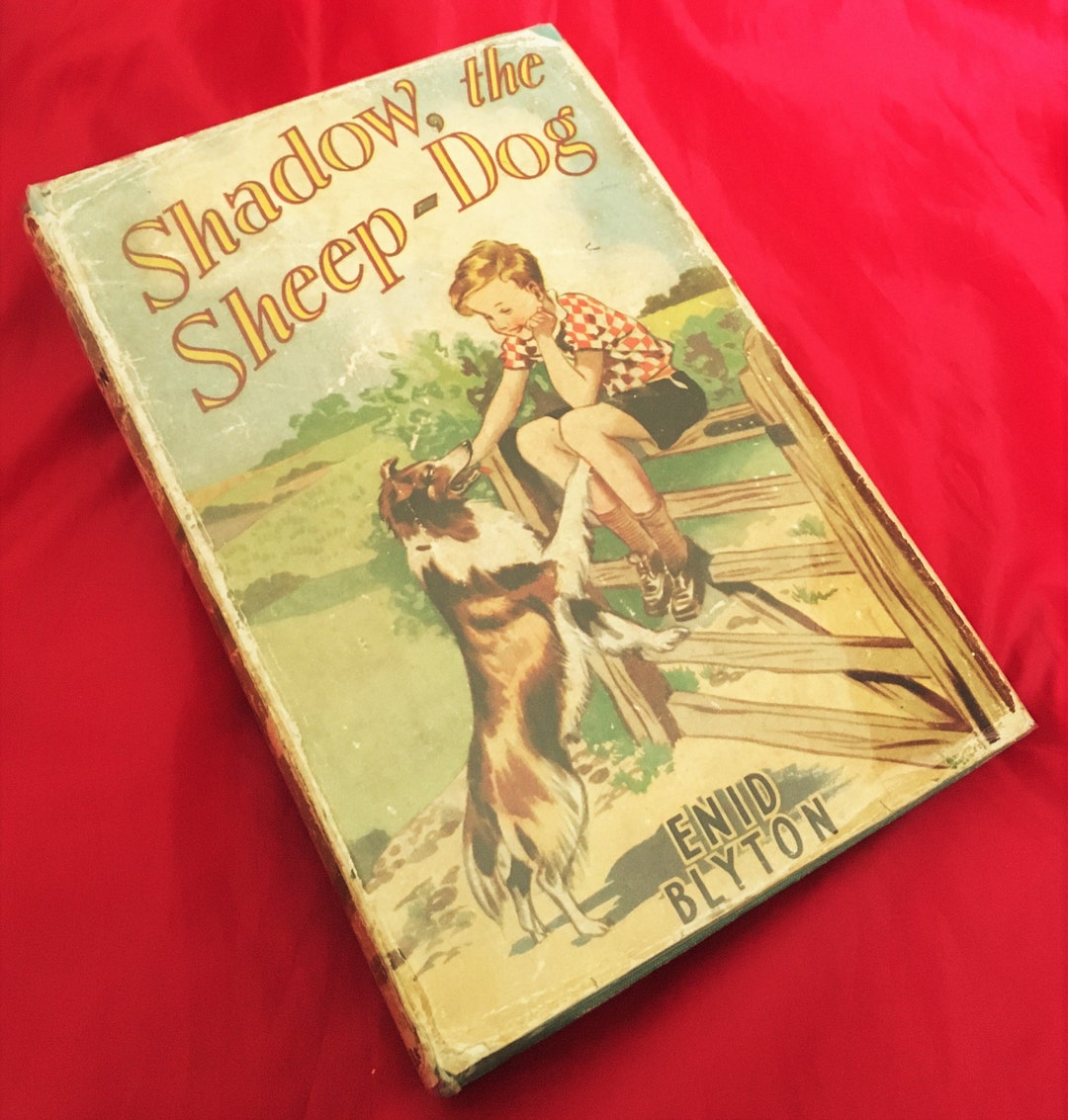 ENID BLYTON Shadow the Sheepdog Sheep Dog Rare 1945 1st/3rd Vintage Hardback With Dustwrapper
