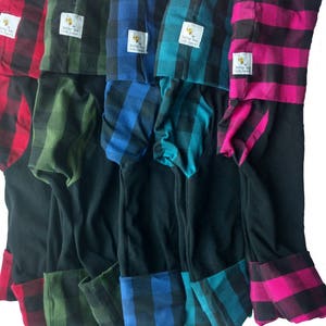 Maxaloones, Baby Pants, Toddler Pants, Grow With Me Pants, Baby Leggings, Buffalo Plaid, Toddler Leggings, Diaper Pants