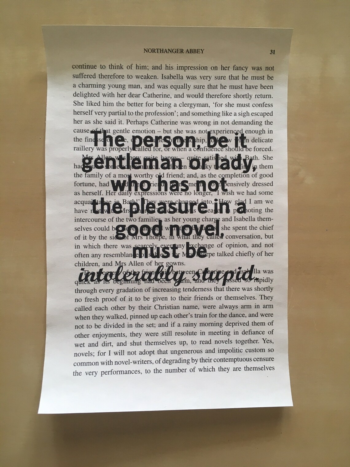 Northanger abbey research paper image