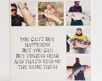 Fishing Fisherman Personalized Canvas, Gift For Brother