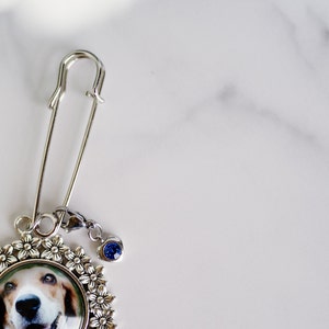Something Blue Bouquet Charm ONLY, Wedding Bouquet Small Something Blue Charm, Something Blue Rhinestone Heart Charm