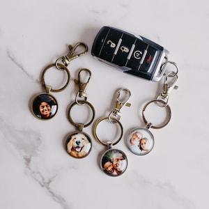 Photo Keychain, Keychain With Pictures, Memorial Keepsake Photo Gift