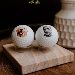 Groomsmen Gifts Custom Golf Balls, Gift For Groomsmen Personalized Golf Ball, Groom Party Gift Golf Balls image 1