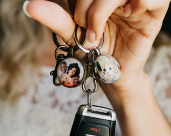 Memory Of Loved One Photo Keychain, Memorial Keepsake Gift Picture Keychain, Remembrance Personalized Gift Keychain With Picture