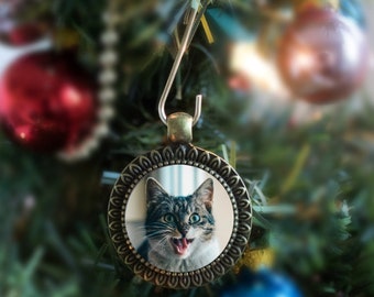 Picture Ornament, Custom Photo Gift Christmas Tree Ornament