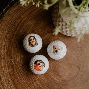 Custom Golf Balls, Personalized Golf Gift, Photo Face Golf Lover Ball Gift image 12