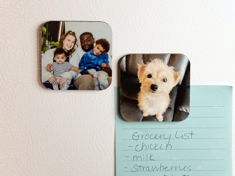 Personalized Magnet, Personalized Picture Magnet, Custom Photo Refrigerator Magnet image 8