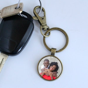 Custom Photo Gift Keychain Bag Charm Personalized Keychain Custom Photo Personalized Photo Keychain Custom Keychain Picture Keychain image 5