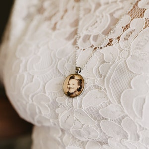 Picture Necklace For Women, Memorial Keepsake Photo Pendant, Personalized Jewelry Necklace