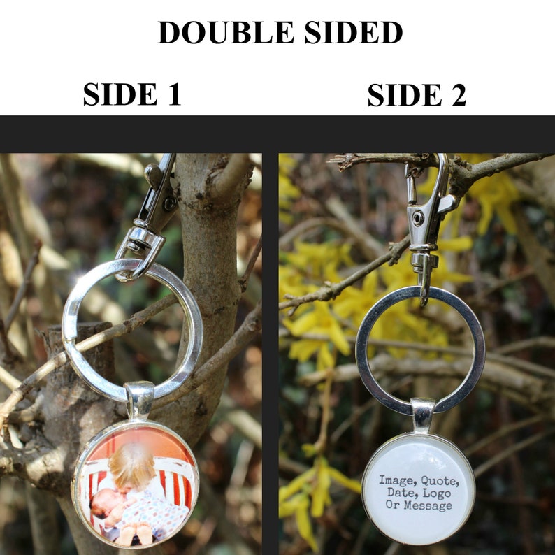 Gift For Him Photo Keychain Anniversary Gift Custom Keychain Personalized Gift Keychain Gift For Husband Photo Keychain Photo Gifts