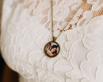 Custom Picture Necklace, Photo Necklace, Personalized Pendant Necklace,  Photo Gift, Necklace With Photo Picture