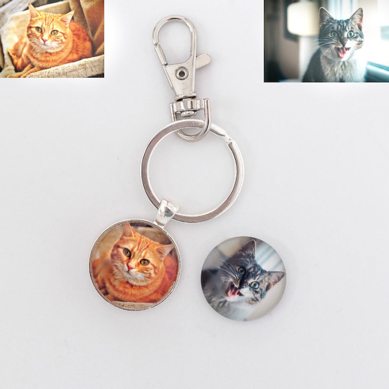 Gift For Him Photo Keychain Anniversary Gift Custom Keychain Personalized Gift Keychain Gift For Husband Photo Keychain Photo Gifts