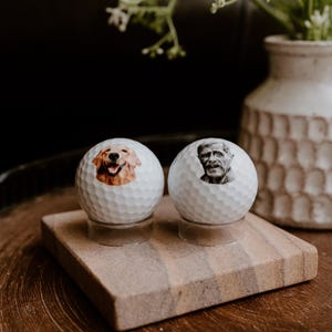 Custom Golf Balls, Personalized Golf Gift, Photo Face Golf Lover Ball Gift image 15