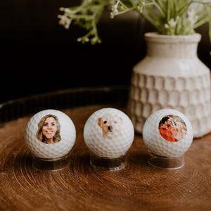 Custom Golf Balls, Personalized Golf Gift, Photo Face Golf Lover Ball Gift image 18