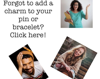 Photo Charm addition to existing pin order