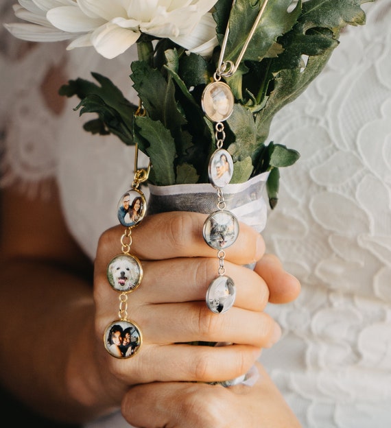 How to Make Bridal Bouquet Charms to Personalize Your Wedding 