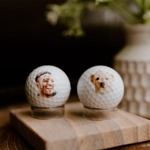 Custom Golf Balls, Personalized Golf Gift, Photo Face Golf Lover Ball Gift image 14