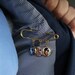 Gift For Groom From Bride on Wedding Day, Custom Photo Boutonniere Lapel Pin, Father of the Groom or Bride Gift