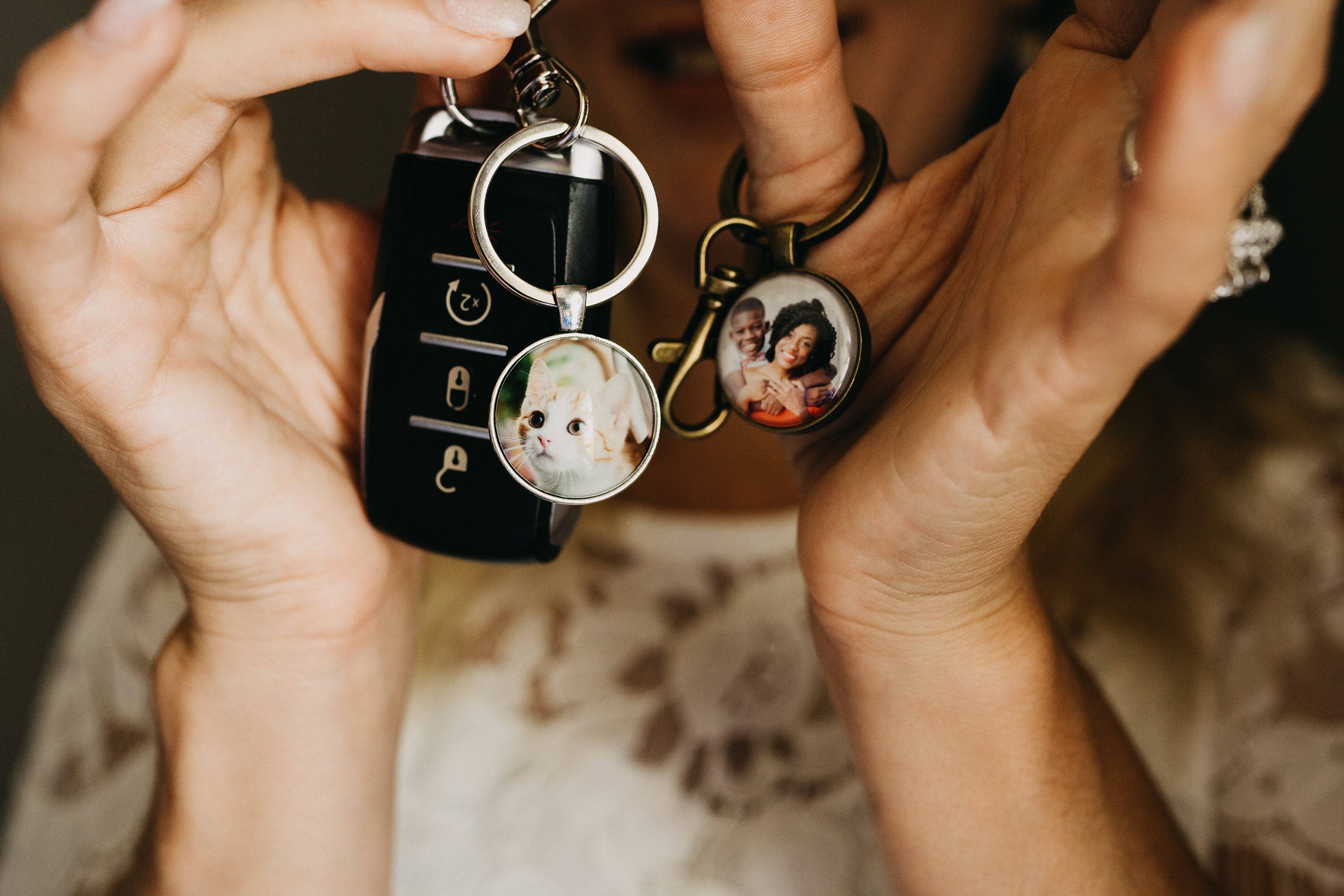Key Rings For Mom Gift for Mom Double Personalized Keychain, Mothers Day Gift Custom ...