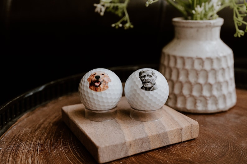 Groomsmen Gifts Custom Golf Balls, Gift For Groomsmen Personalized Golf Ball, Groom Party Gift Golf Balls image 1