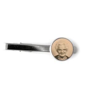 Tie Clip, Tie Tack, Father of the Bride or Groom Gift, Photo Gift, Custom Personalized For Him image 8