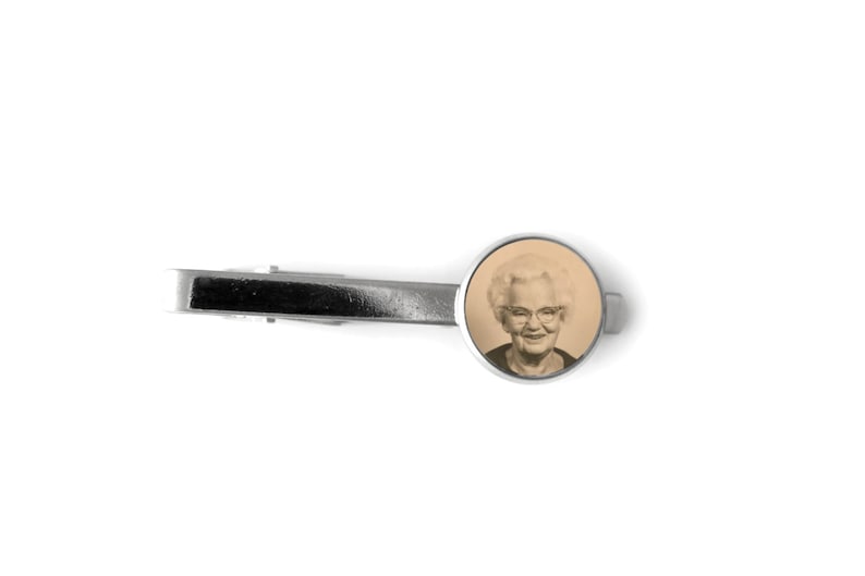 Tie Clip, Tie Tack, Father of the Bride or Groom Gift, Photo Gift, Custom Personalized For Him image 8