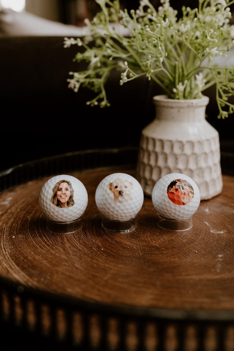 Custom Golf Balls, Personalized Golf Gift, Photo Face Golf Lover Ball Gift image 17