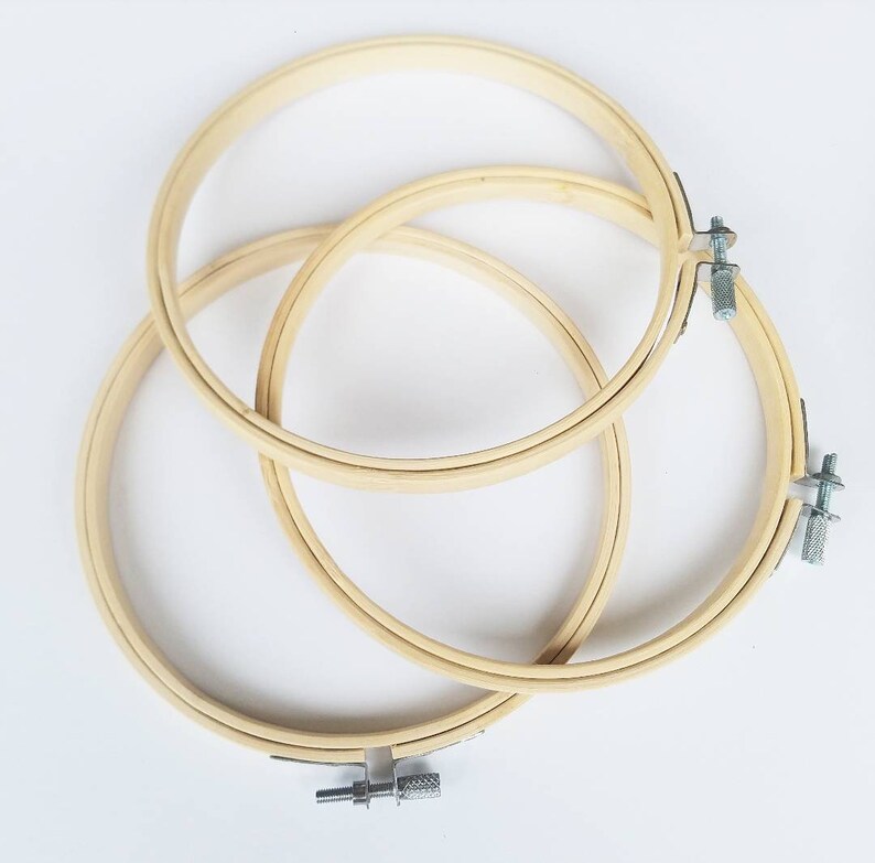 6 Inch Embroidery Hoops Small Embroidery Hoops Wooden Etsy