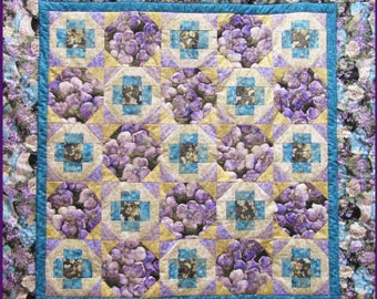 Garden Lantern Quilt Pattern - PDF instant download