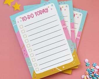 Bloc de notas para hoy - 50 páginas - Ilustración dibujada a mano