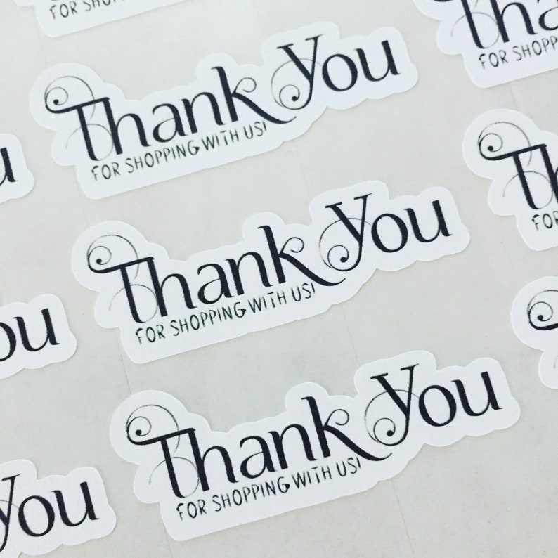 Thank You For Supporting My Small Business Stickers Ready To Use