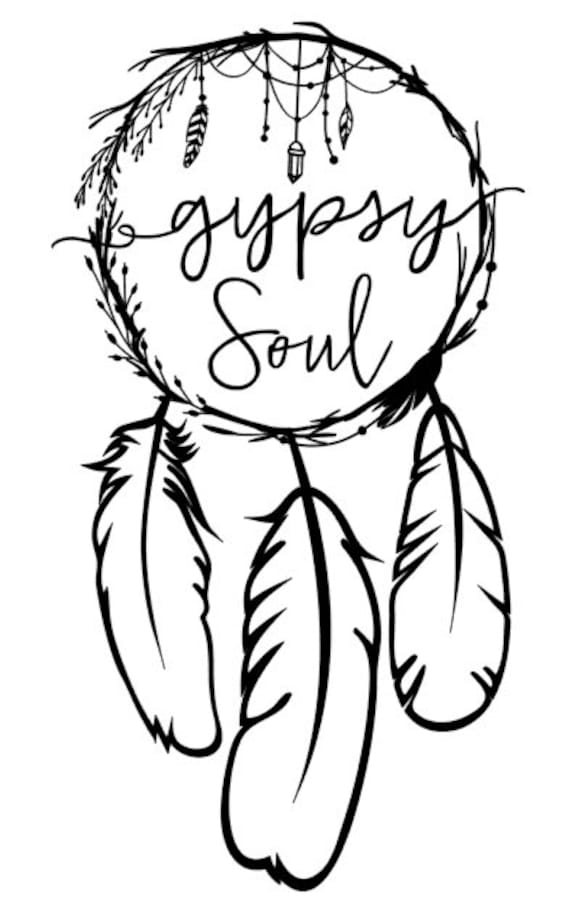 Download Gypsy Soul Dream Catcher shirt logo SVG PNG SSV3 | Etsy