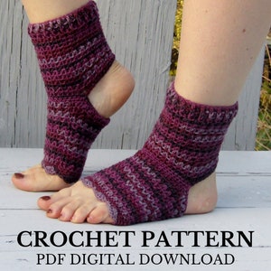 Crochet Pattern - Yoga Socks Pattern - Yoga Socks Crochet Pattern - Dance Socks Pattern - Dance Socks Crochet Pattern, Christmas Gift Giving