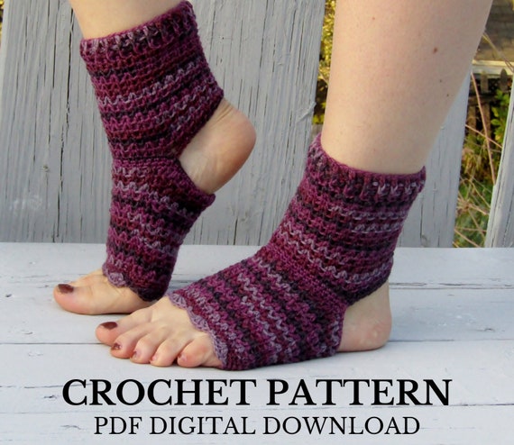 Crochet Pattern Yoga Socks Pattern Yoga Socks Crochet Pattern