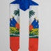Haiti Haitian Flag graduation stole