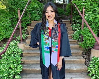 Mexico Mexican graduation stole (Satin)