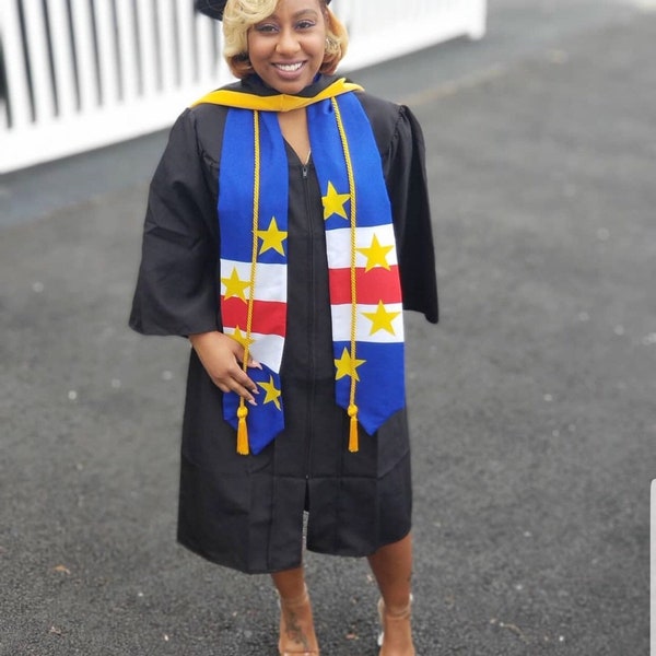 Cape verde graduation stole