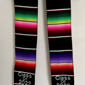 Serape graduation stole