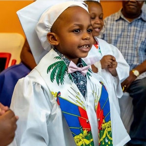Kids Flag graduation stole