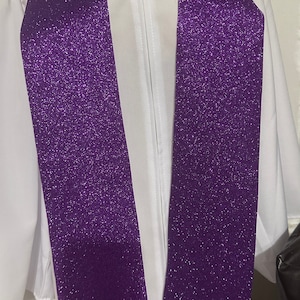 Glitter  Graduation stole, sach, graduation gift.