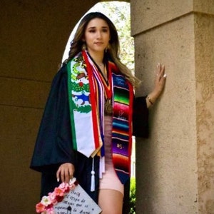 Serape graduation stole