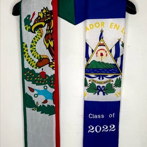 Mix/embroidery graduation stole